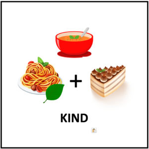 Kind - Vegetarische Spaghetti / Tiramisu